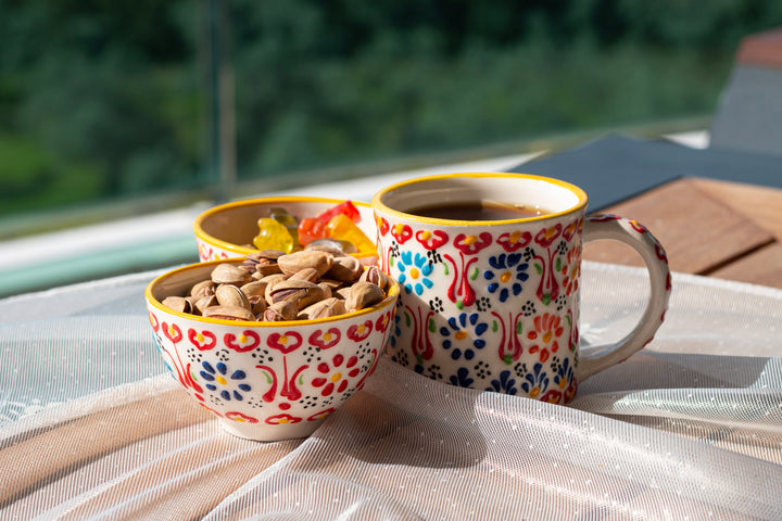 Coffee Cup & Bowl Set