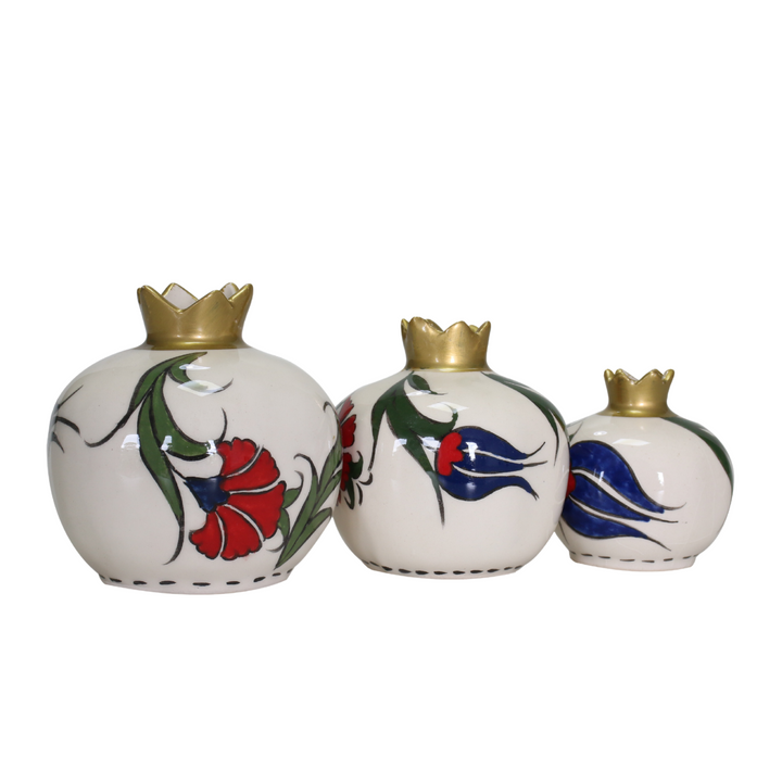 Pomegranate Shaped Vase 3pcs