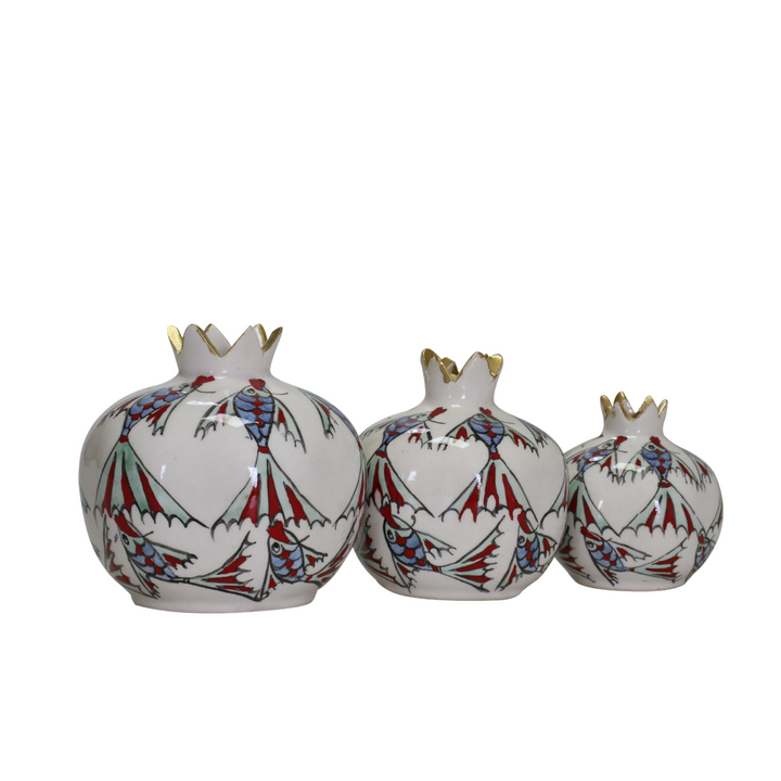 Pomegranate Shaped Vase 3pcs