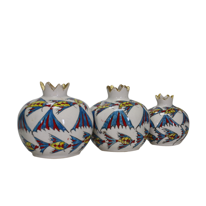 Pomegranate Shaped Vase 3pcs