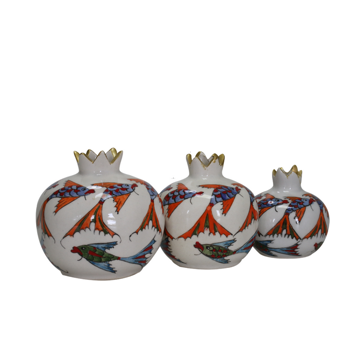 Pomegranate Shaped Vase 3pcs