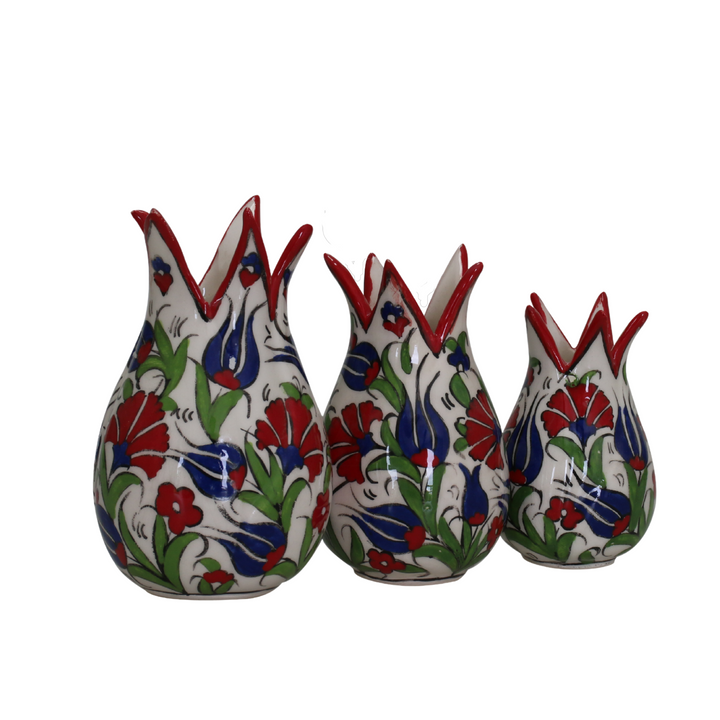 Tulip Shaped Vase 3pcs