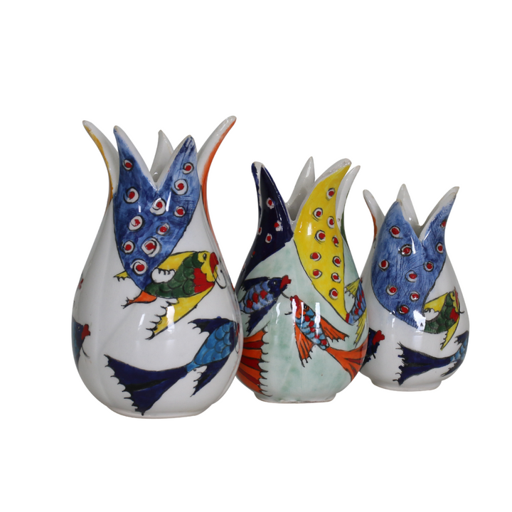 Tulip Shaped Vase 3pcs