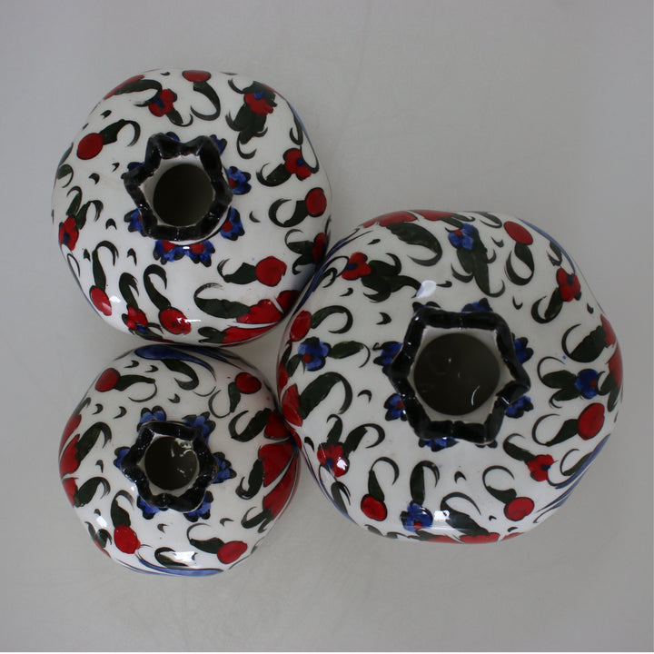 Pomegranate Shaped Vase 3pcs
