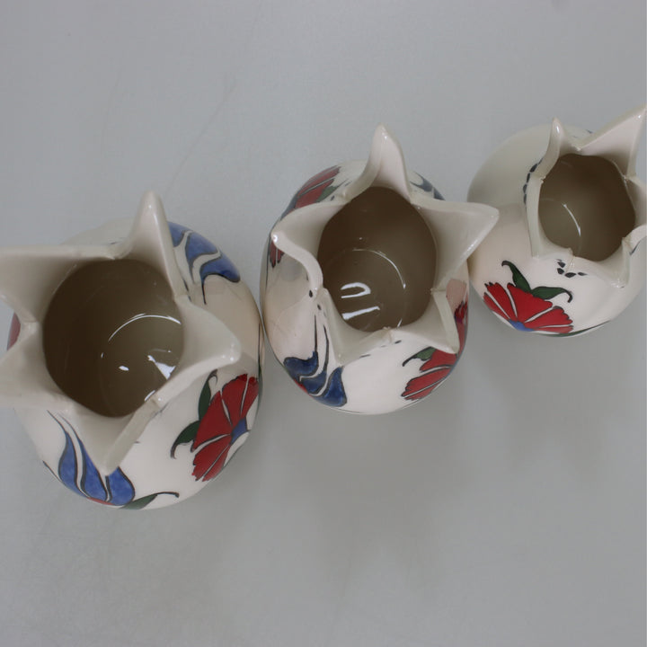 Tulip Shaped Vase 3pcs